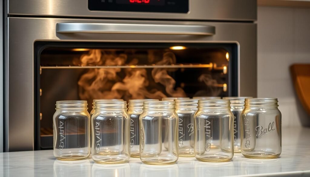 oven sterilization of canning jars