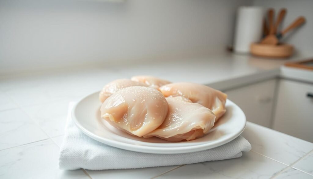 safe chicken defrosting