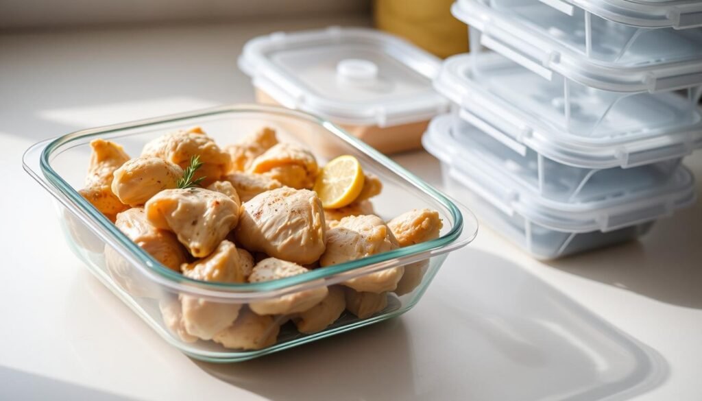 storing leftover chicken