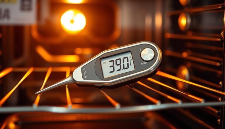 Digital Thermometer in Oven