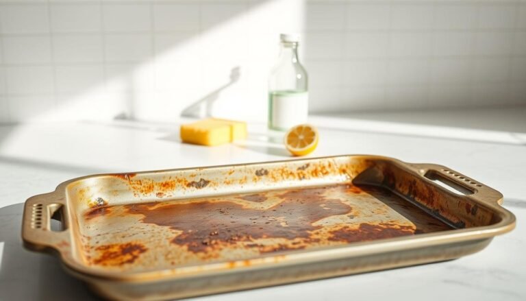 How to Clean a Burnt Oven Tray Without Chemicals